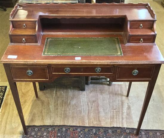 Mahogany writing table